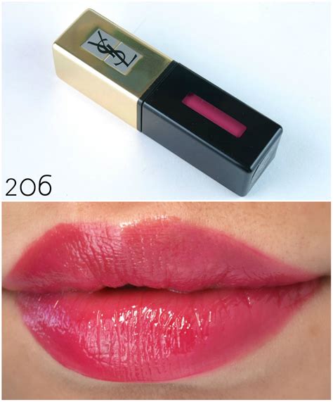 ysl glossy stain 9 swatch|ysl lip stain reviews.